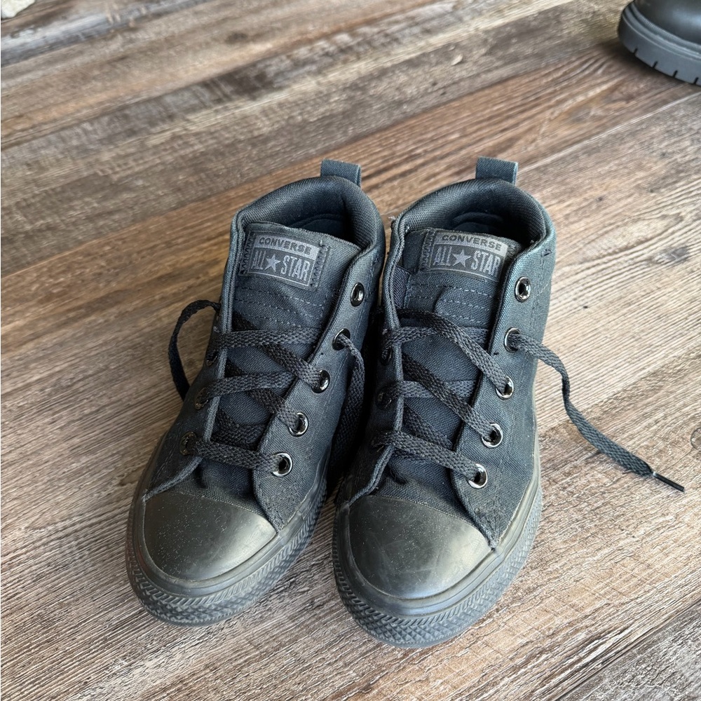 Converse Kids Black All Star Sneakers